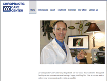 Tablet Screenshot of chiropracticcarecenterpa.com
